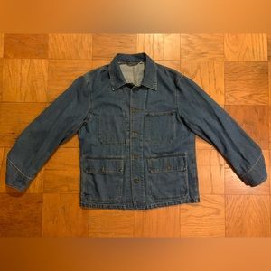 Uniqlo U Denim Work Jacket - Washed Blue
